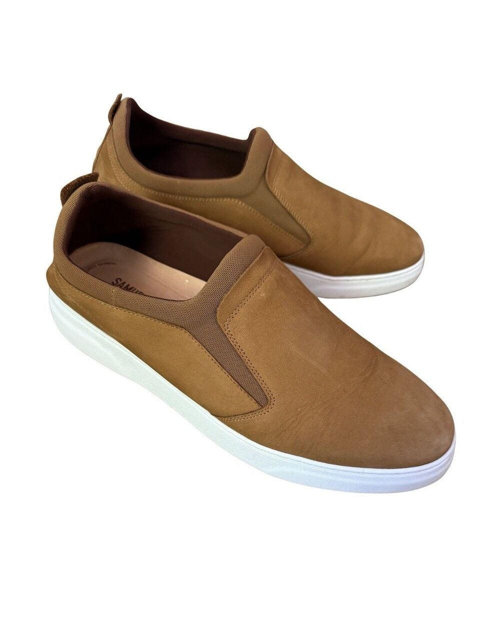 Samuel‎ Hubbard Flight Slip On Leather Shoes Nutmeg Brown Men’s Size 14